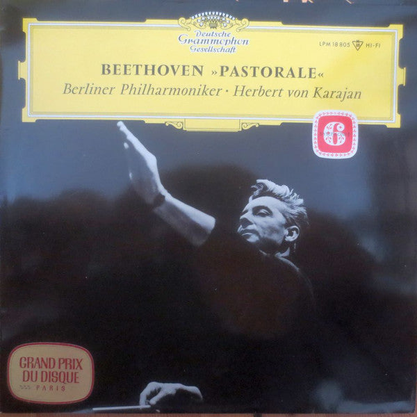 Ludwig van Beethoven - Berliner Philharmoniker, Herbert Von Karajan : Pastorale, Symphonie 6 (LP, Album, Mono)