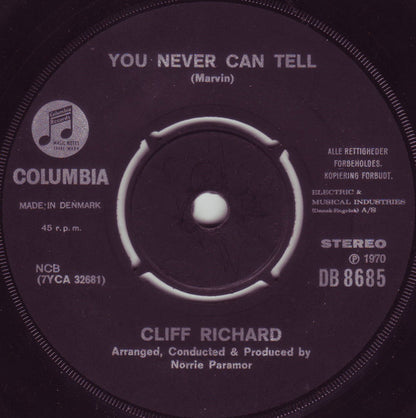 Cliff Richard : Goodbye Sam, Hello Samantha (7", Single)