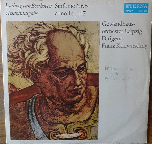 Ludwig van Beethoven, Gewandhausorchester Leipzig Dirigent: Franz Konwitschny : Sinfonie Nr. 5 C-Moll Op. 67 (LP, RE)