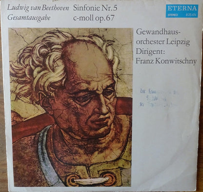 Ludwig van Beethoven, Gewandhausorchester Leipzig Dirigent: Franz Konwitschny : Sinfonie Nr. 5 C-Moll Op. 67 (LP, RE)