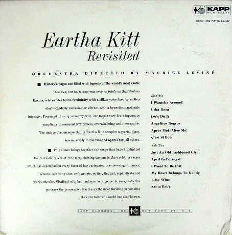 Eartha Kitt : Revisited (LP, Album)
