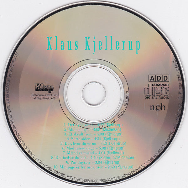 Klaus Kjellerup : Klaus Kjellerup (CD, Album, RE)