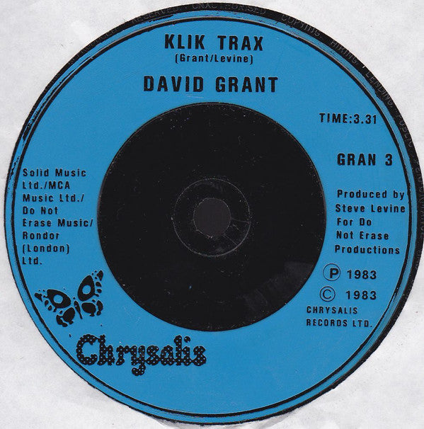 David Grant : Love Will Find A Way (7", Single)