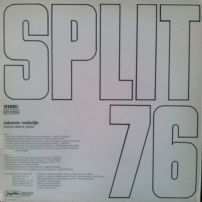 Various : Split 76 - Zabavne Melodije (LP)