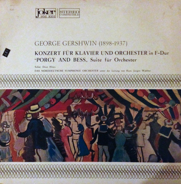 George Gershwin : Konzert Für Klavier Und Orchester In F-Dur "Porgy And Bess" Suite Für Orchester (LP)