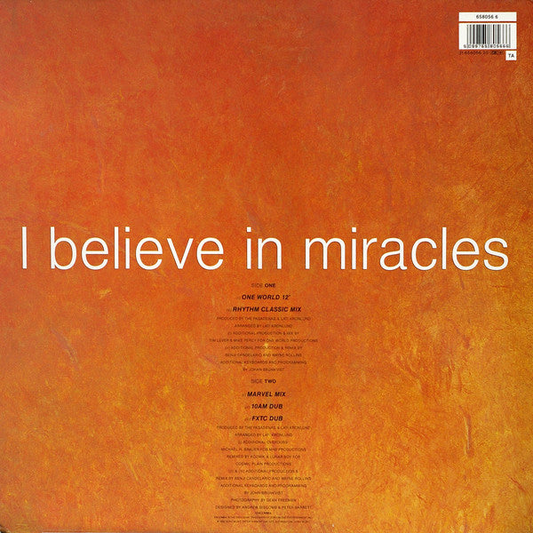 The Pasadenas : I Believe In Miracles (12", Single)