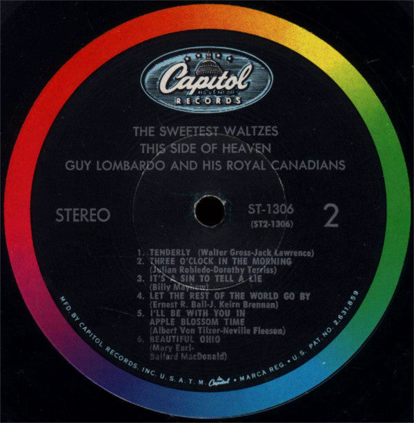 Guy Lombardo And His Royal Canadians : The Sweetest Waltzes This Side Of Heaven (LP, Album, RE)