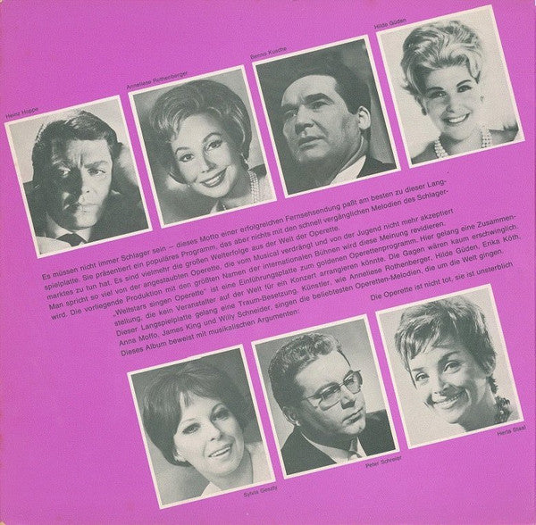 Various : Weltstars Singen Operette (LP, Comp, Gat)