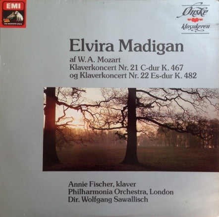 Wolfgang Amadeus Mozart, Annie Fischer / Wolfgang Sawallisch / Philharmonia Orchestra : Elvira Madigan (LP, RE)