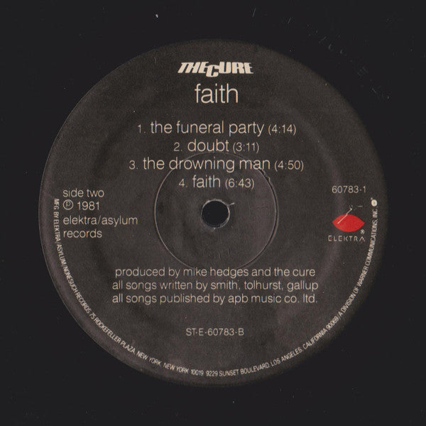 The Cure : Faith (LP, Album, RE)