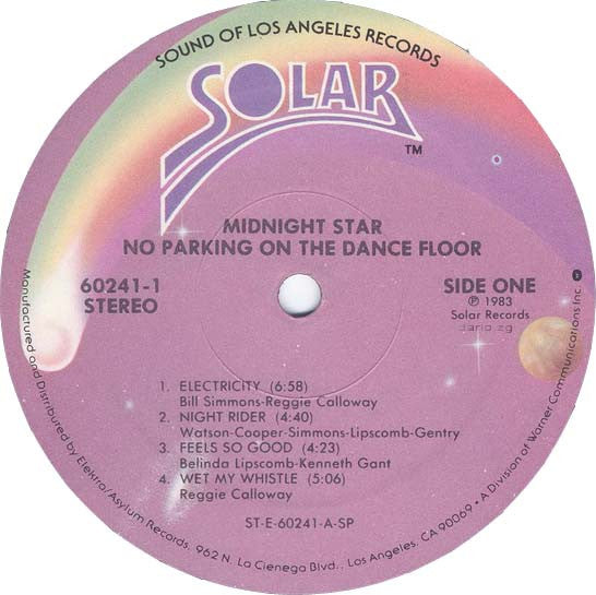 Midnight Star : No Parking On The Dance Floor (LP, Album, SP )