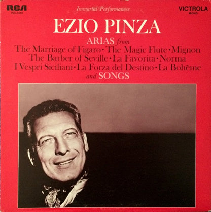 Ezio Pinza : Arias And Songs (LP, Comp, Mono)