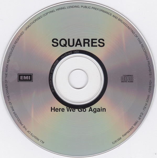 Squares (3) : Here We Go Again (CD, Album, RE)