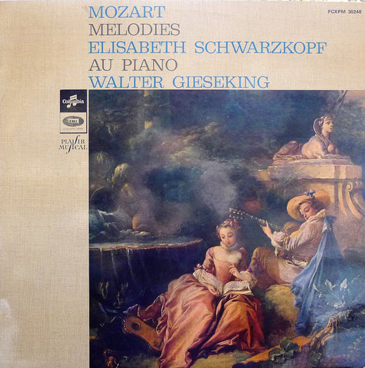 Wolfgang Amadeus Mozart - Elisabeth Schwarzkopf, Walter Gieseking : Melodies Au Piano (LP, Mono)