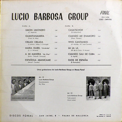 Lucio Barbosa Group : Lucio Barbosa Group (LP, Album)