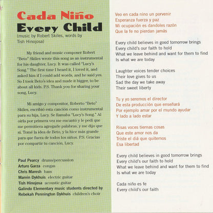 Tish Hinojosa : Cada Niño Every Child (CD, Album)