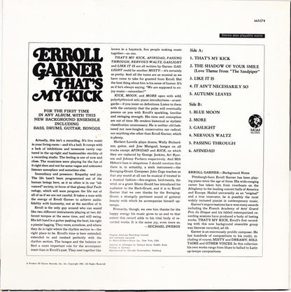 Erroll Garner : That's My Kick (LP, Album)