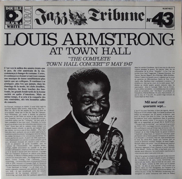 Louis Armstrong : Louis Armstrong At Town Hall "The Complete Town Hall Concert" 17 May 1947 (2xLP, Album, Gat)