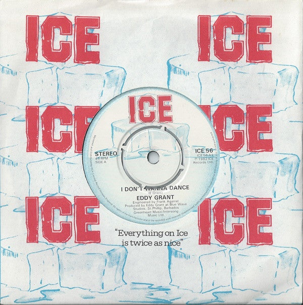 Eddy Grant : I Don't Wanna Dance (7", Single, Pus)