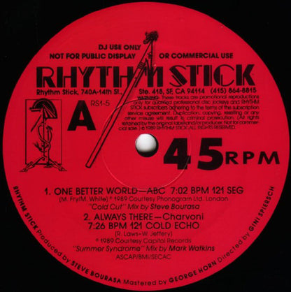 Various : Rhythm Stick 1-5 (2x12", Promo)