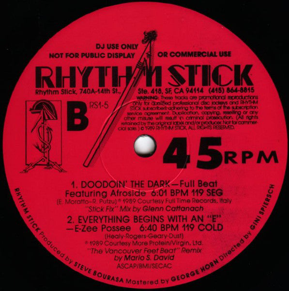 Various : Rhythm Stick 1-5 (2x12", Promo)