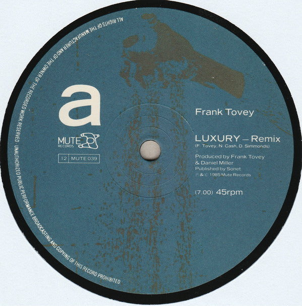 Frank Tovey : Luxury (12", Single)