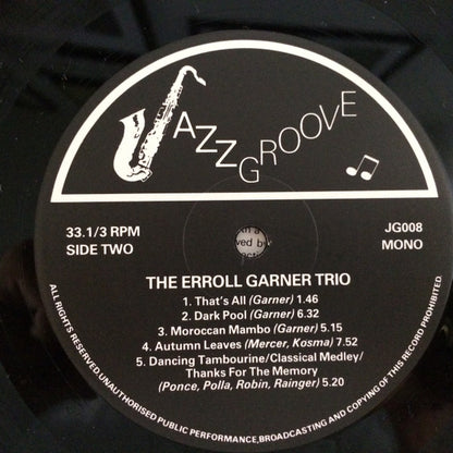 Erroll Garner : The Concert Garner - Erroll Garner In England (LP)