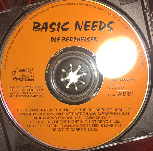 Ole Berthelsen : Basic Needs (CD, Album)