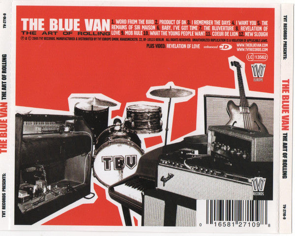 The Blue Van : The Art Of Rolling (CD, Album, Enh)