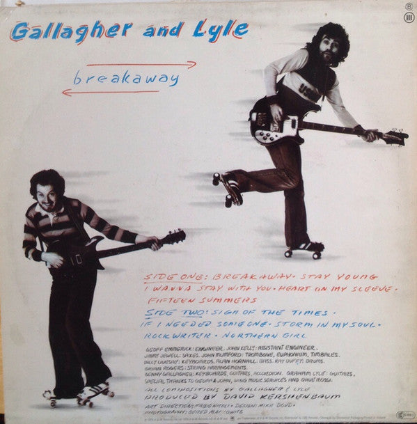 Gallagher & Lyle : Breakaway (LP, Album)