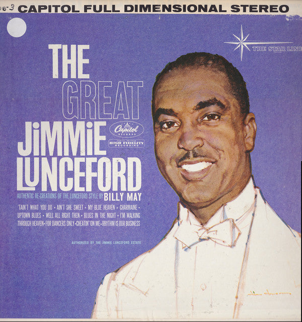 Billy May And His Orchestra : The Great Jimmie Lunceford (LP, Album)