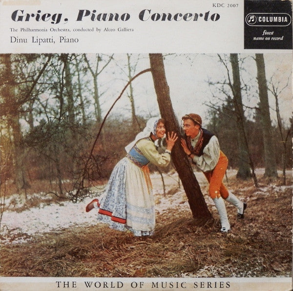 Edvard Grieg - Philharmonia Orchestra Conducted By Alceo Galliera, Dinu Lipatti : Piano Concerto (10", Mono)