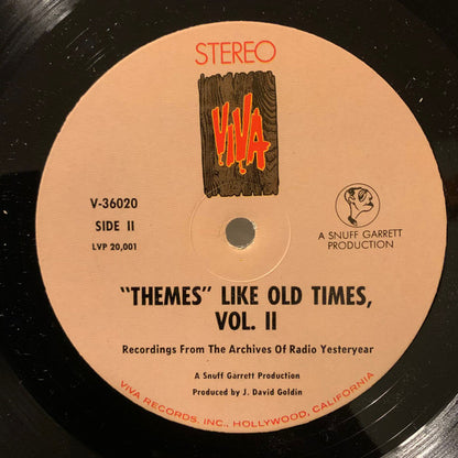 Various : Themes Like Old Times - 90 Of The Most Famous Original Radio Themes Volume 2 (LP, Comp)