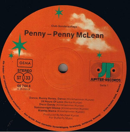 Penny McLean : Penny (LP, Album, Club)