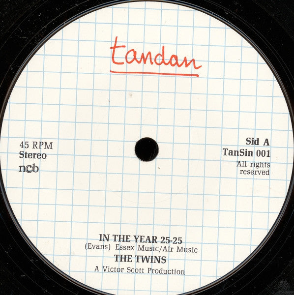 The Twins (6) : In The Year 25·25 (7")