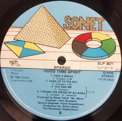 Spargo : Good Time Spirit (LP, Album)