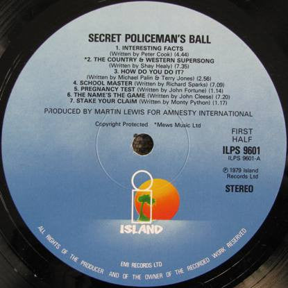 Various : The Secret Policeman's Ball (LP, Album, "ha)