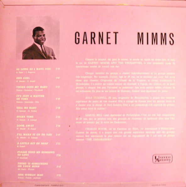 Garnet Mimms : Garnet Mimms (LP)