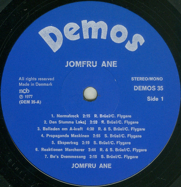 Jomfru Ane Band : Jomfru Ane (LP, Album, Blu)