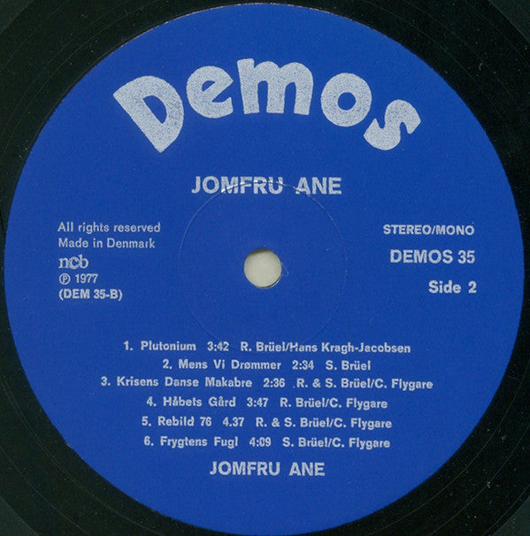 Jomfru Ane Band : Jomfru Ane (LP, Album, Blu)