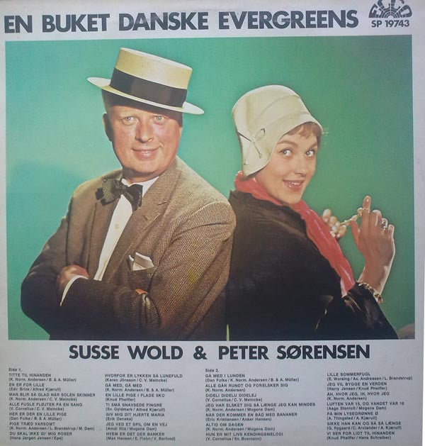 Susse Wold & Peter Sørensen (2) : En Buket Danske Evergreens (LP)