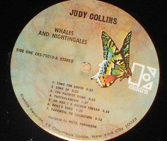 Judy Collins : Whales And Nightingales (LP, Album, Pit)