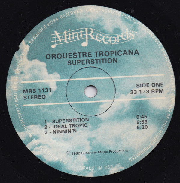 Orchestre Tropicana : Superstition (LP, Album)