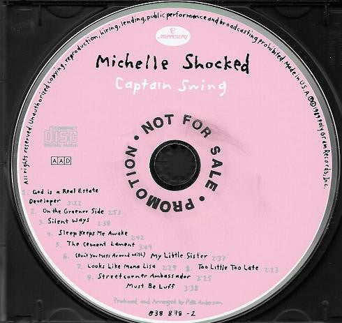 Michelle Shocked : Captain Swing (CD, Album, Promo, PDO)