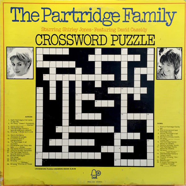 The Partridge Family : Crossword Puzzle (LP, Album, Promo)