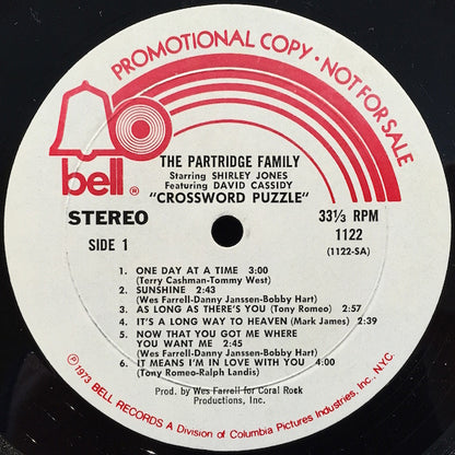 The Partridge Family : Crossword Puzzle (LP, Album, Promo)