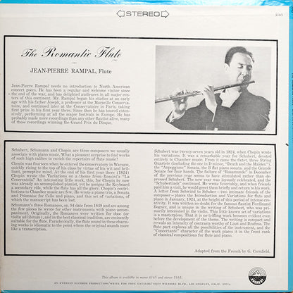 Jean-Pierre Rampal : The Romantic Flute (LP)