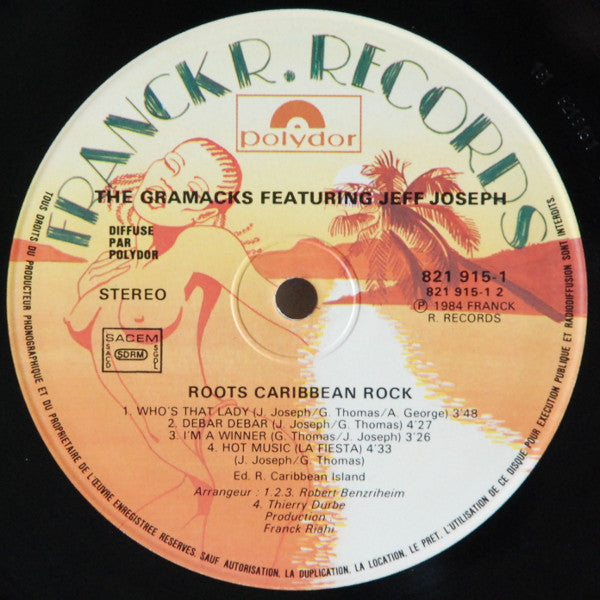 Les Gramacks Featuring Jeff Joseph : Roots Caribbean Rock (LP, Album)