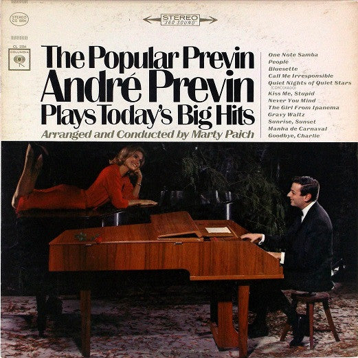 André Previn : The Popular Previn (André Previn Plays Today's Big Hits) (LP, Album)