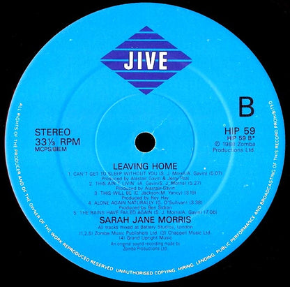 Sarah Jane Morris : Sarah Jane Morris (LP)